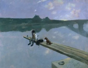 The Fisherman, 1884, Oil on canvas